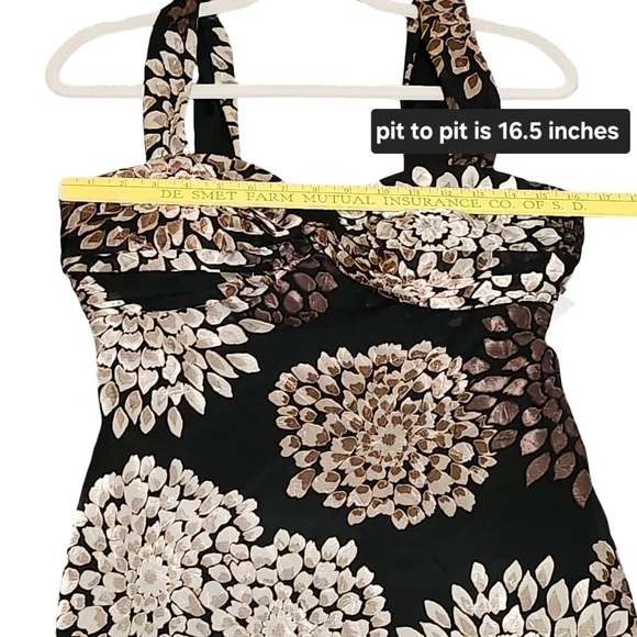 Y2K Burnout Maxi Dress Women Size 8 Black Floral Maxi Fairy Whimsy Vintage NWT - Picture 11 of 14